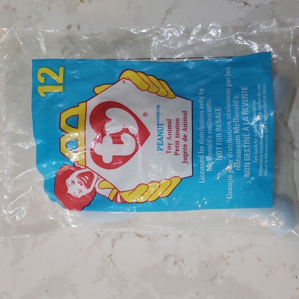 1998 McDonald's Ty Teenie Beanie Babies Peanuts